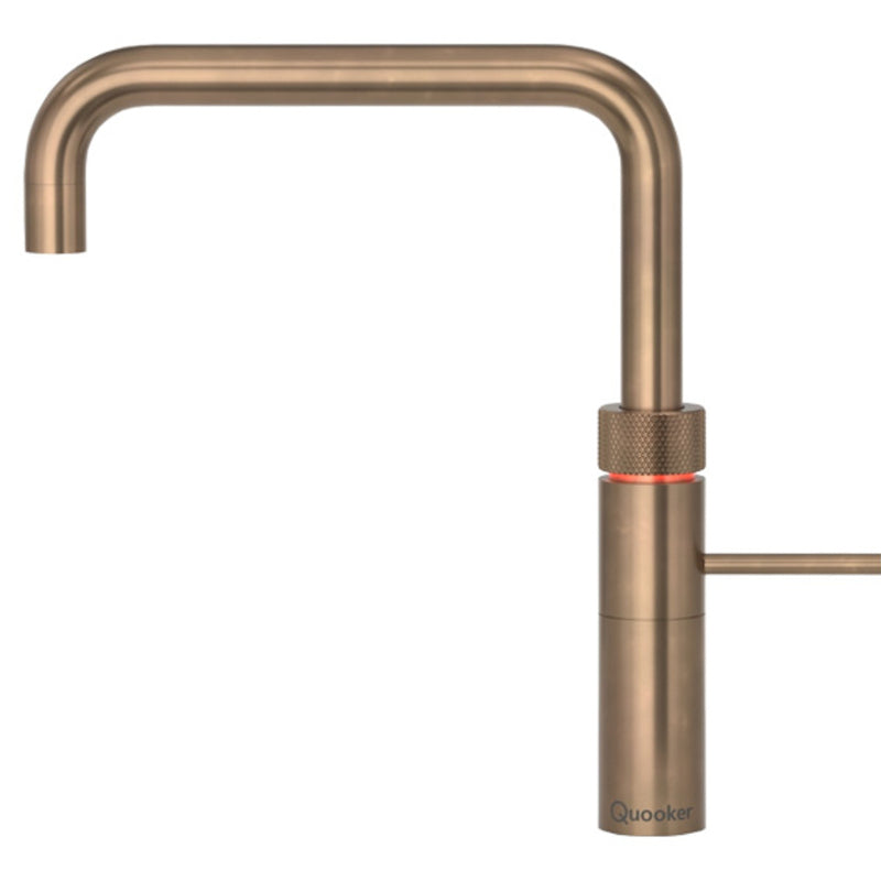 Quooker Fusion Square Patinated Brass Tap