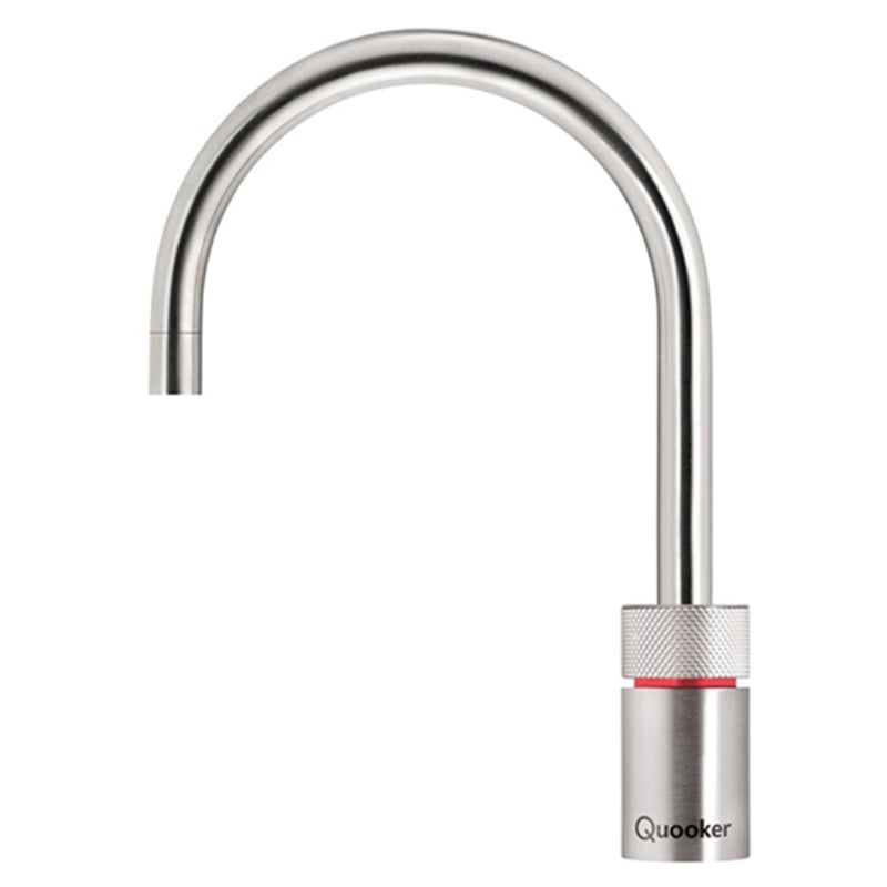 Quooker Nordic Round Single Stainless Steel Tap