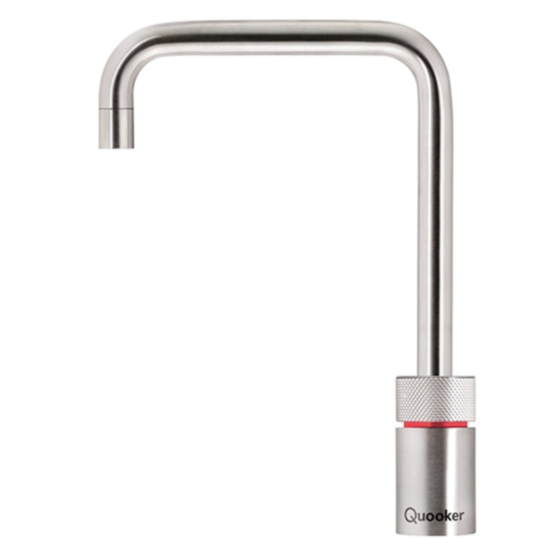 Quooker Nordic Square Single Stainless Steel Tap